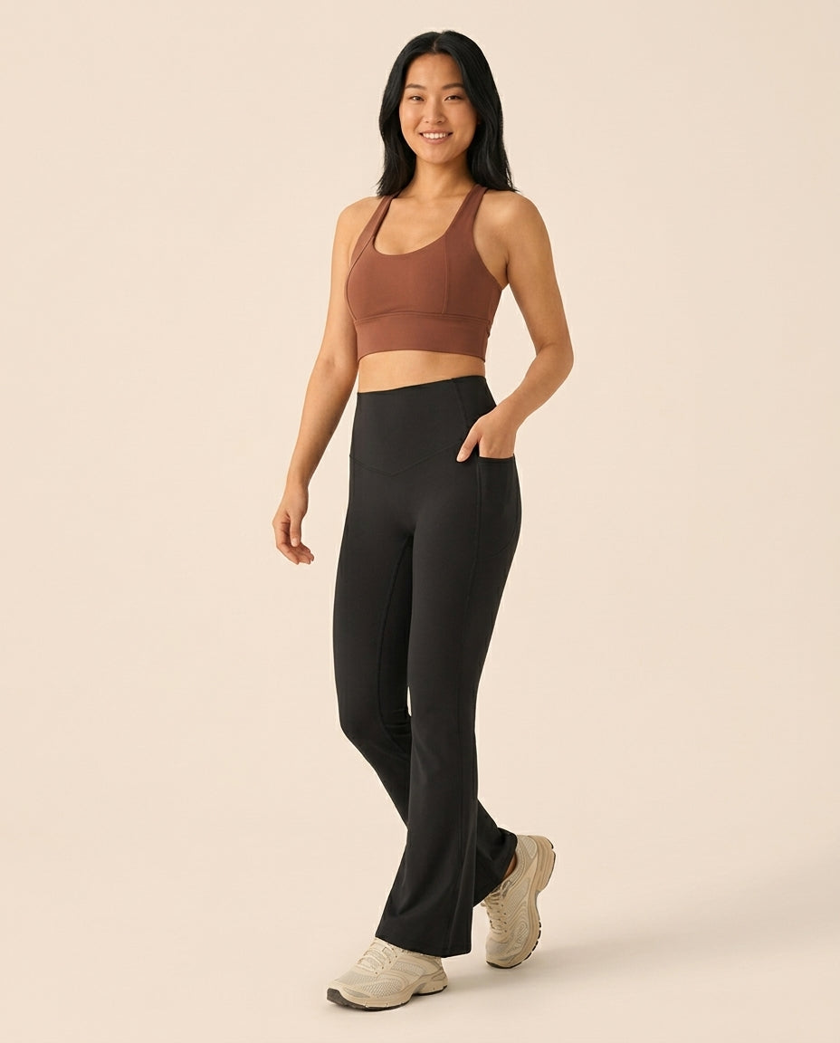 Olara EverStretch™ High Waisted Flared Leggings