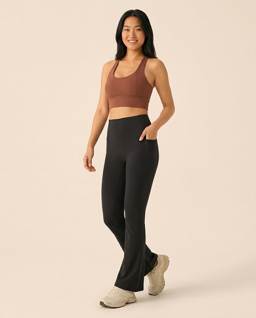 Olara EverStretch™ High Waisted Flared Leggings